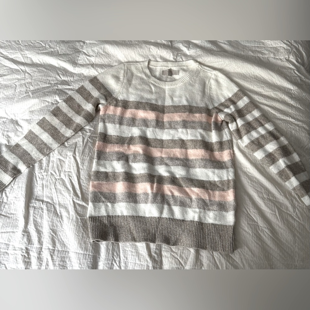 Loft striped sweater size small.